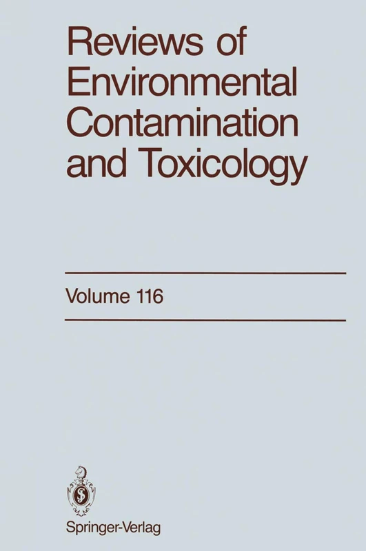 Reviews of Environmental Contamination and Toxicology: Continuation of Residue Reviews: 116 - Image 1
