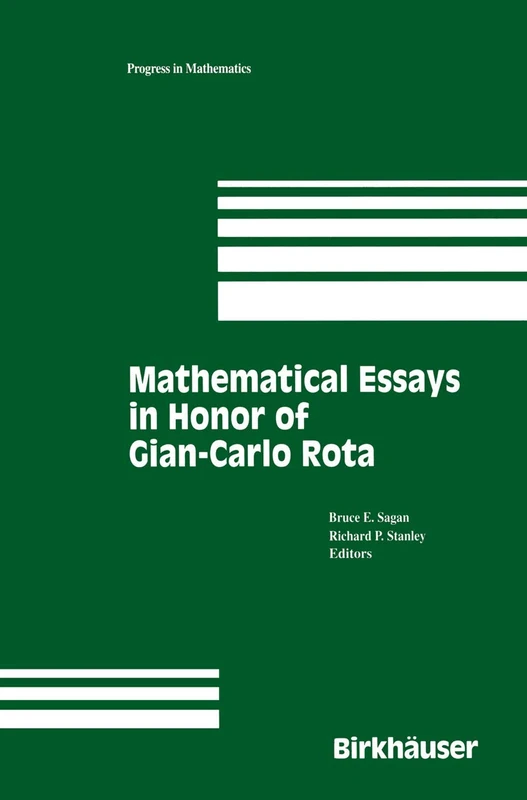 Birkhauser Mathematical Essays in honor of Gian-Carlo Rota 161 - Image 1