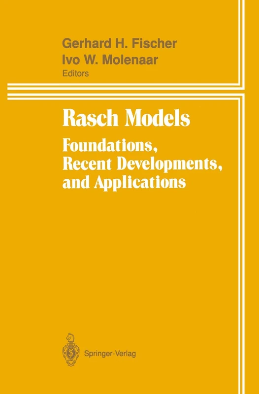 Springer Rasch Models: Foundations, Recent Developments, and Applications - Image 1