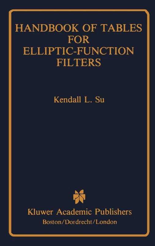 Handbook of Tables for Elliptic-Function Filters - Image 1