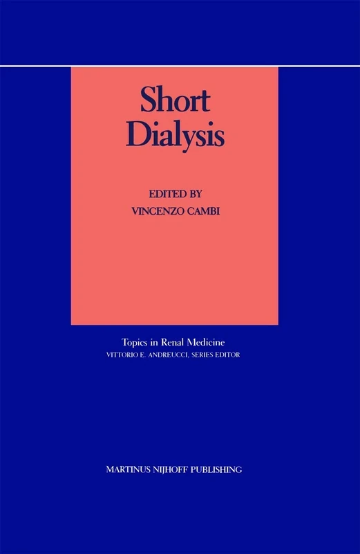 Short Dialysis: 3 (Topics in Renal Medicine, 3) - Image 1