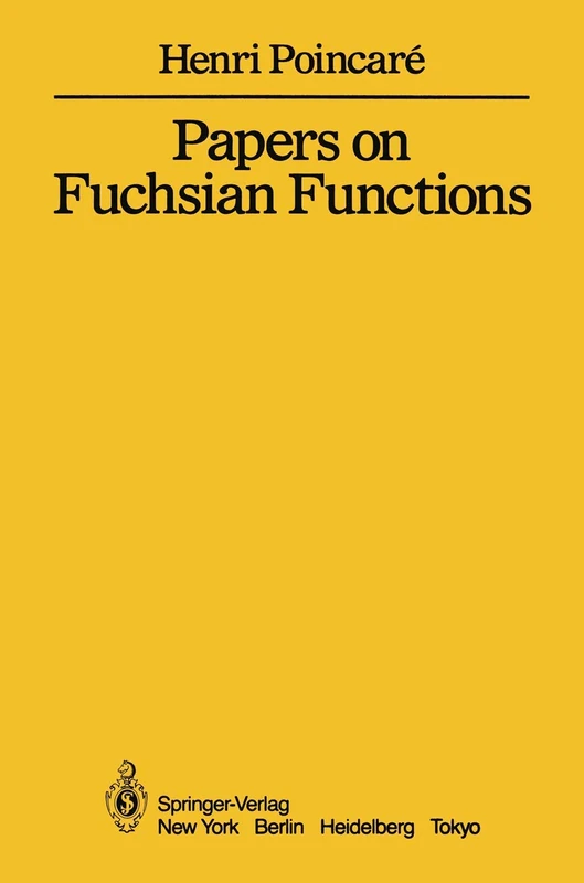 Springer - Papers on Fuchsian Functions by John Stillwell