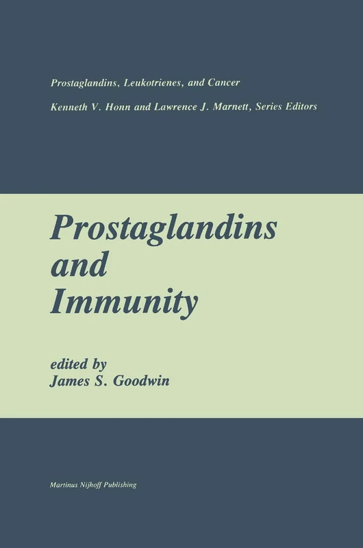 Springer Prostaglandins and Immunity - Cancer Research Book