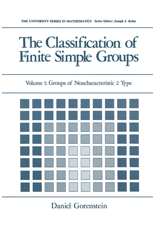 Springer - The Classification of Finite Simple Groups Vol 1