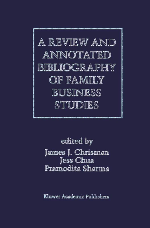 Springer - A Review and Annotated Bibliography of Family Business