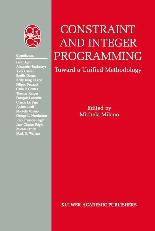 Springer Constraint and Integer Programming - Academic Book