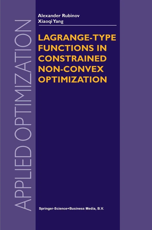Lagrange-type Functions in Constrained Non-Convex Optimization: 85 (Applied Optimization, 85)