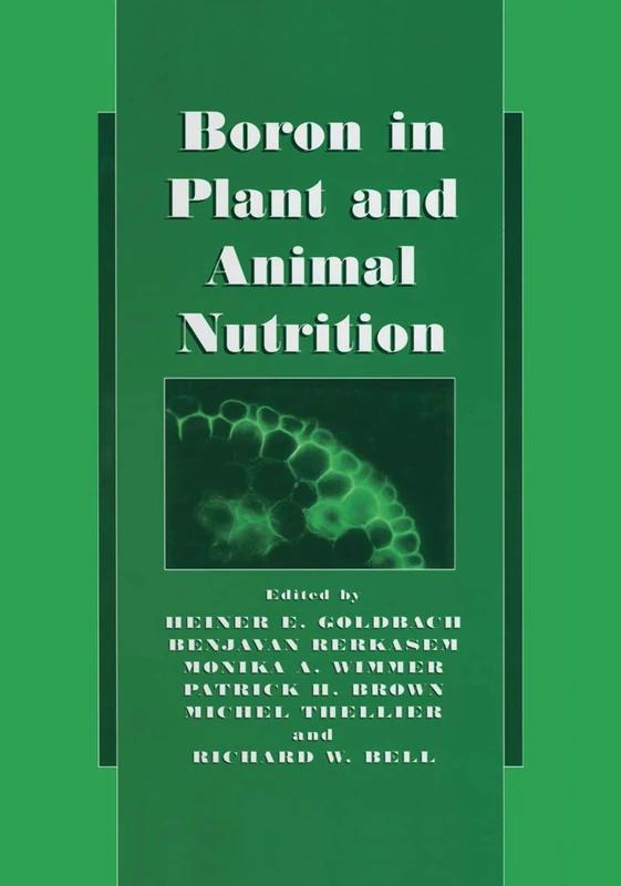 Springer - Boron in Plant and Animal Nutrition Book