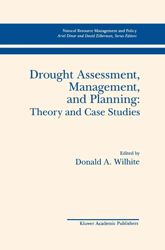 Springer Drought Assessment, Management, and Planning Book