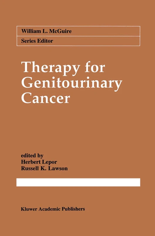 Springer Therapy for Genitourinary Cancer (Volume 59) Book