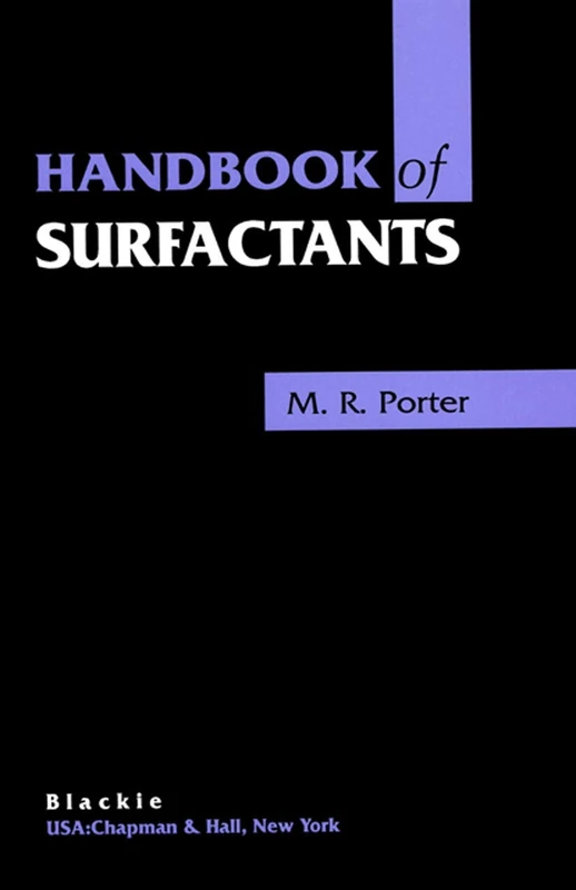 Handbook of Surfactants