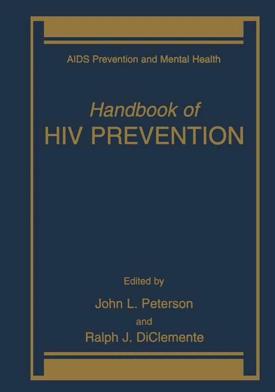 Handbook of HIV Prevention (Aids Prevention and Mental Health)