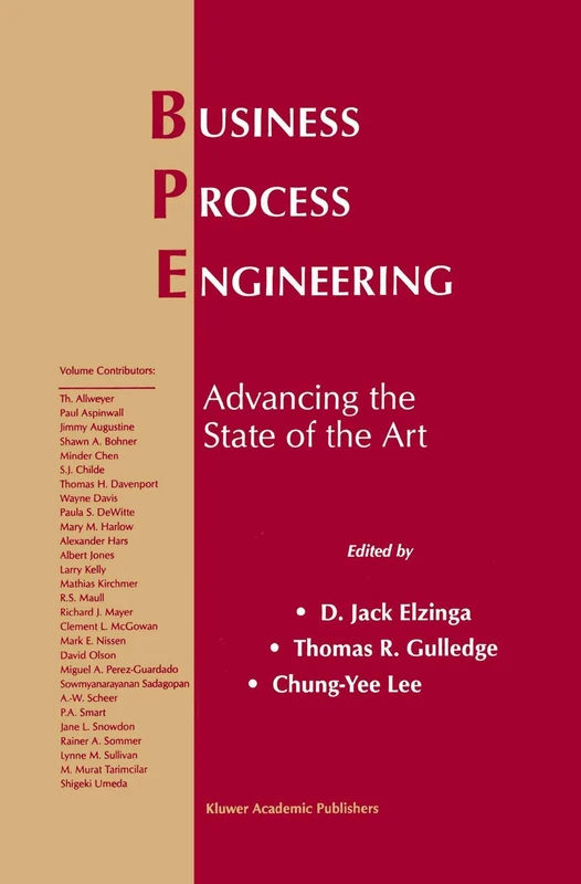Springer - Business Process Engineering: Advancing the State of the Art