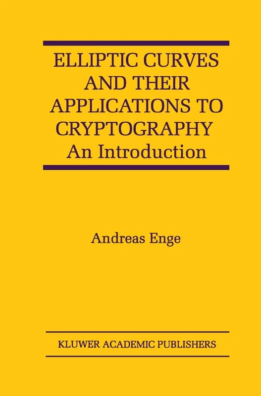 Elliptic Curves and Their Applications to Cryptography: An Introduction