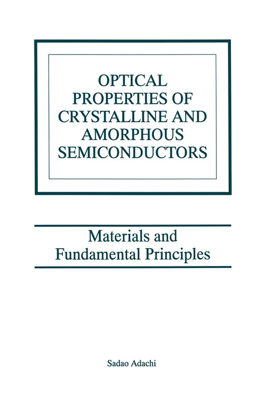 Springer Optical Properties of Semiconductors Textbook