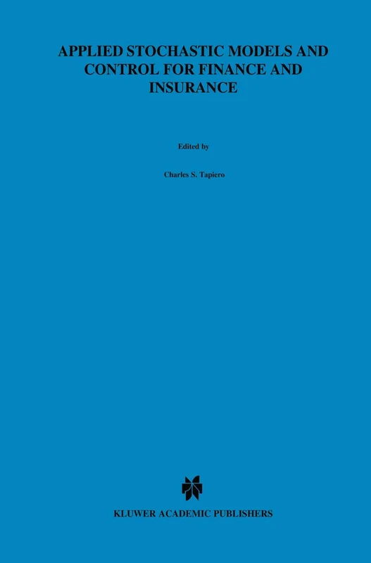Springer Applied Stochastic Models and Control for Finance
