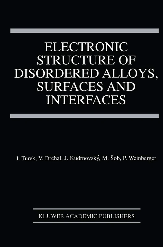 Electronic Structure of Disordered Alloys, Surfaces and Interfaces
