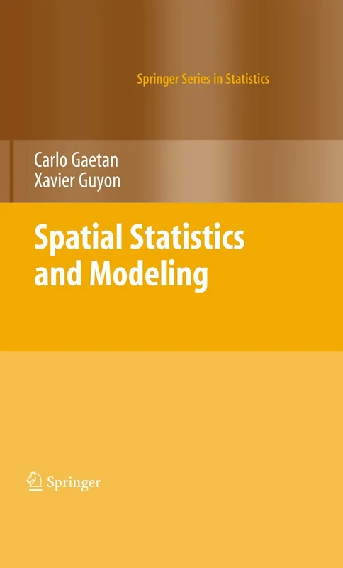 Springer Spatial Statistics and Modeling - Statistics Series