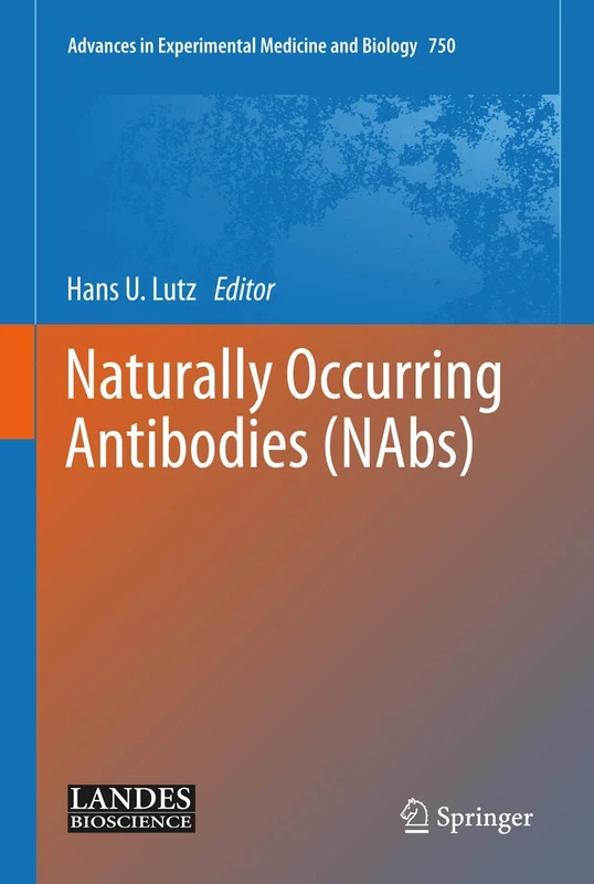 Springer Naturally Occurring Antibodies (NAbs): 750 Book - Image 1