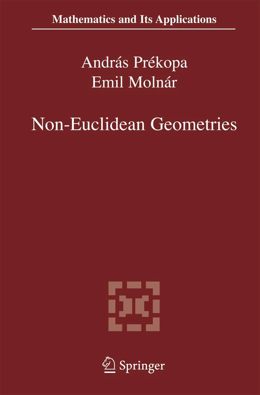 Springer Non-Euclidean Geometries: Janos Bolyai Memorial Vol 581