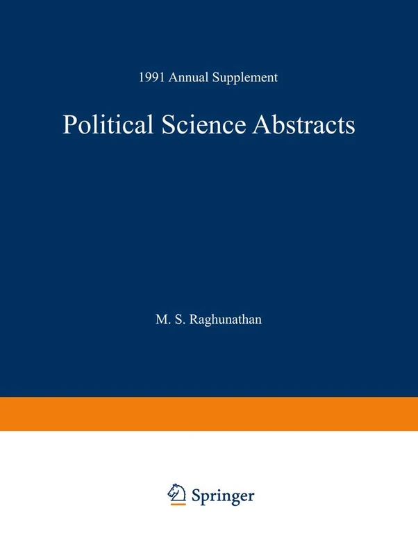 Political Science Abstracts: 1991 Annual Supplement
