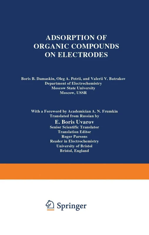 Adsorption of Organic Compounds on Electrodes - Image 1