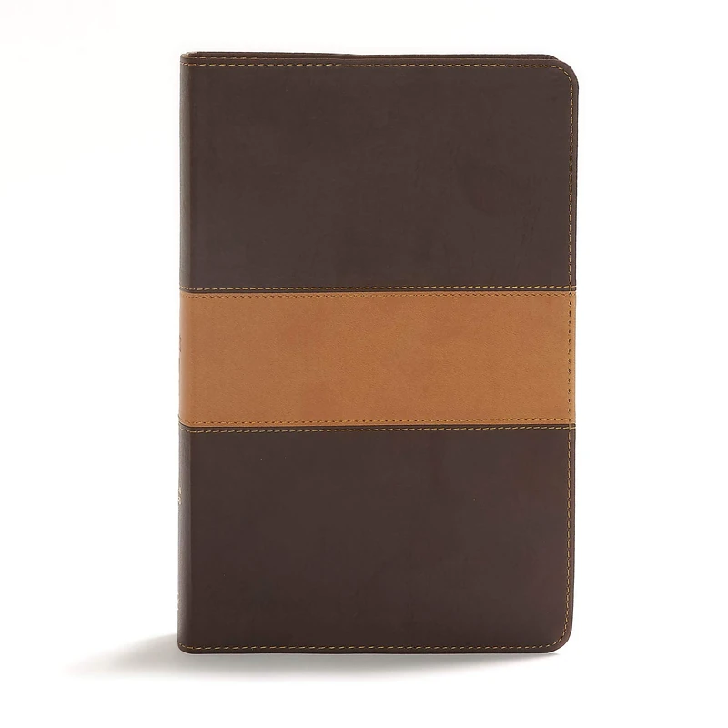 CSB Disciple's Study Bible, Brown/Tan LeatherTouch: Black Letter, Reading Plan, Robby Gallaty, Study Notes and Commentary, Ribbon Marker, Sewn Binding, Easy-To-Read Bible Serif Type