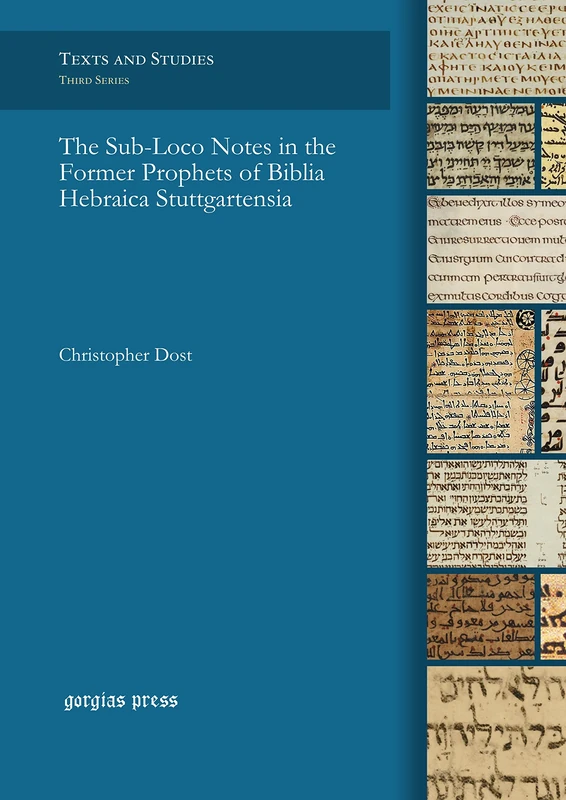 Gorgias Press - The Sub-Loco Notes in the Former Prophets