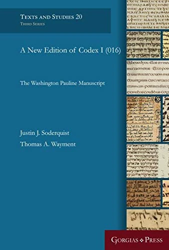 Gorgias Press - Codex I: The Washington Pauline Manuscript