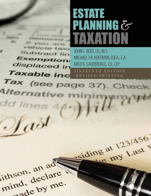 Estate Planning and Taxation - Kendall Hunt Publishing