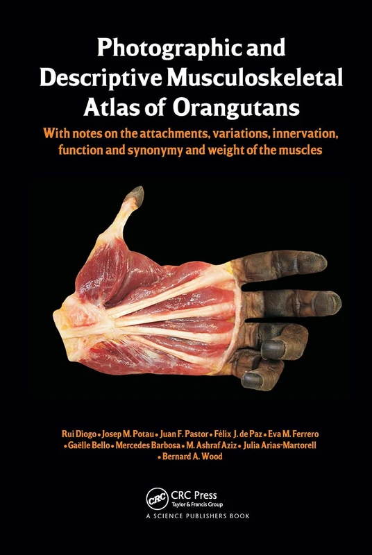 Photographic and Descriptive Musculoskeletal Atlas of Orangutans: with notes on the attachments, variations, innervations, function and synonymy and weight of the muscles - Image 1