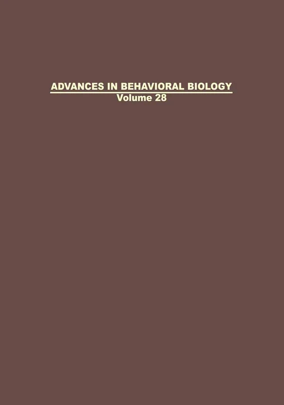 Brain Plasticity, Learning, and Memory: 28 (Advances in Behavioral Biology, 28)