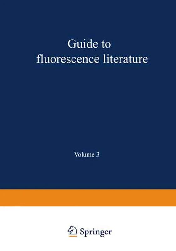 Guide to Fluorescence Literature: Volume 3 - Image 1