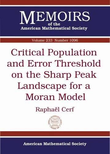 Critical Population and Error Threshold on the Sharp Peak Landscape for a Moran Model (Memoirs of the American Mathematical Society) - Image 1