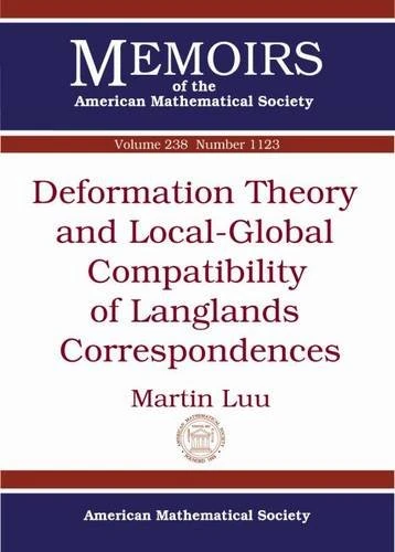 Deformation Theory and Local-Global Compatibility of Langlands Correspondences (Memoirs of the American Mathematical Society)