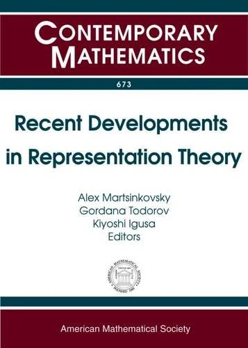 Recent Developments in Representation Theory (Contemporary Mathematics): Maurice Auslander Distinguished Lectures and International Conference, May ... Hole Oceanographic Institute, Woods Hole, Ma