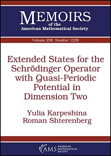 Extended States for the Schrodinger Operator with Quasi-Periodic Potential in Dimension Two (Memoirs of the American Mathematical Society)