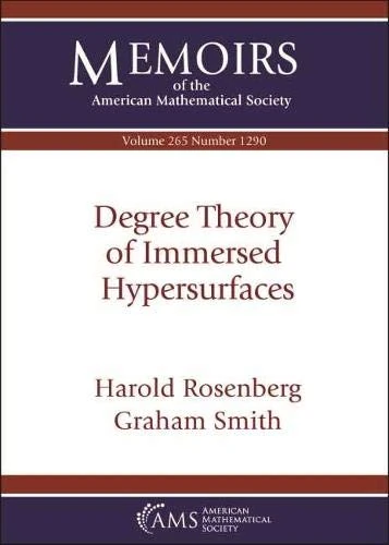 Degree Theory of Immersed Hypersurfaces (Memoirs of the American Mathematical Society) - Image 1