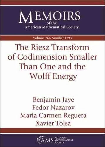 The Riesz Transform of Codimension Smaller Than One and the Wolff Energy (Memoirs of the American Mathematical Society)