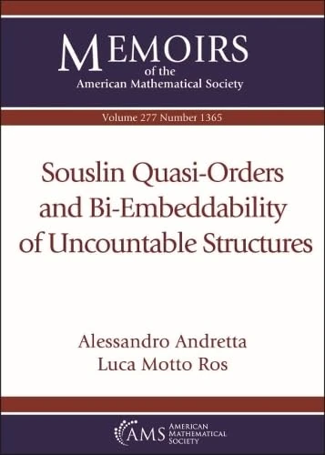 Souslin Quasi-Orders and Bi-Embeddability of Uncountable Structures (Memoirs of the American Mathematical Society)