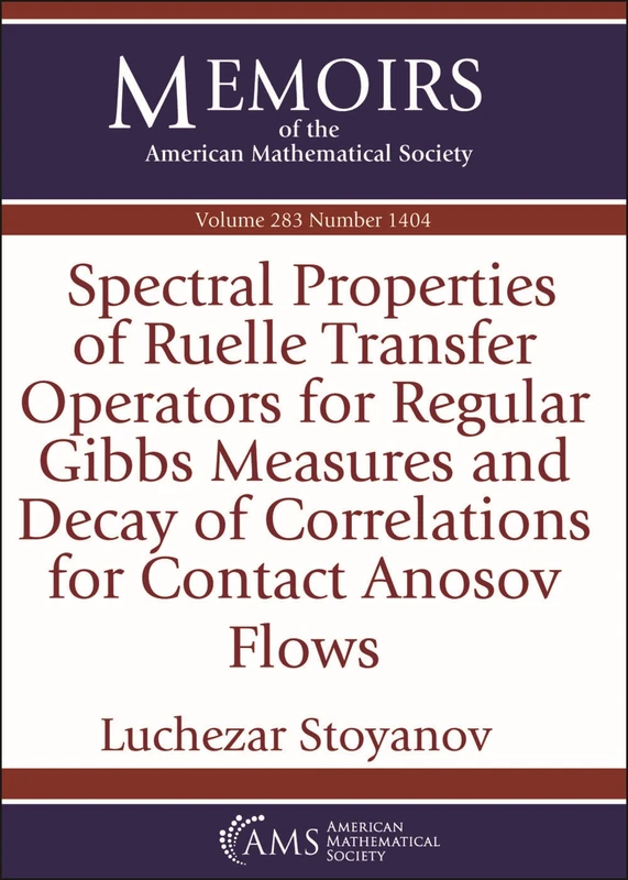 Spectral Properties of Ruelle Transfer Operators for Regular Gibbs Measures and Decay of Correlations for Contact Anosov Flows (Memoirs of the American Mathematical Society)