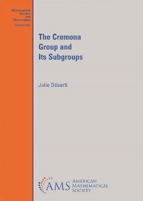 The Cremona Group and Its Subgroups (Mathematical Surveys and Monographs)