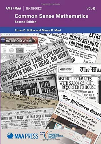 Common Sense Mathematics: Second Edition (AMS/MAA Textbooks)