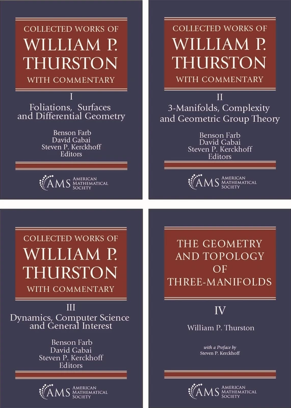 Collected Works of William P. Thurston with Commentary (The Set): 27