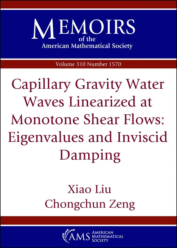 Capillary Gravity Water Waves Linearized at Monotone Shear Flows: Eigenvalues and Inviscid Damping (Memoirs of the American Mathematical Society)