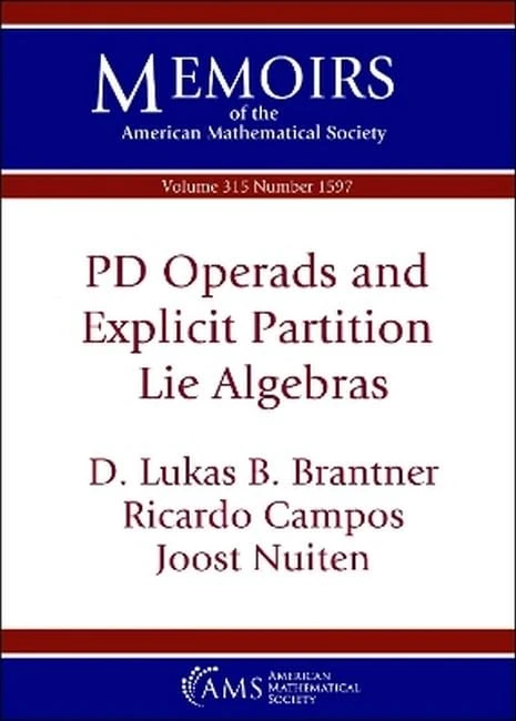 PD Operads and Explicit Partition Lie Algebras (Memoirs of the American Mathematical Society)