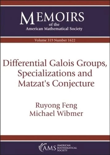 Differential Galois Groups, Specializations and Matzat's Conjecture (Memoirs of the American Mathematical Society)