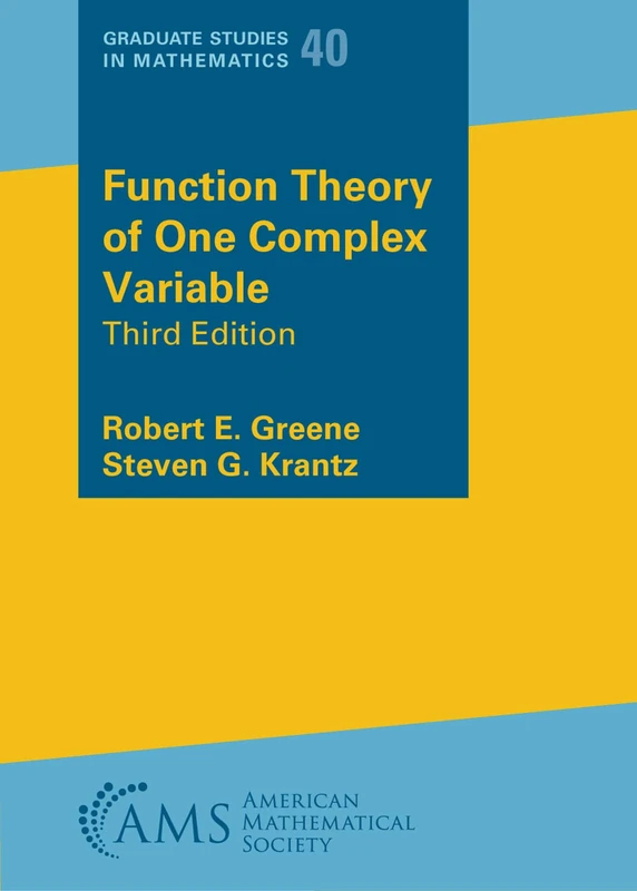 Function Theory of One Complex Variable (Graduate Studies in Mathematics)