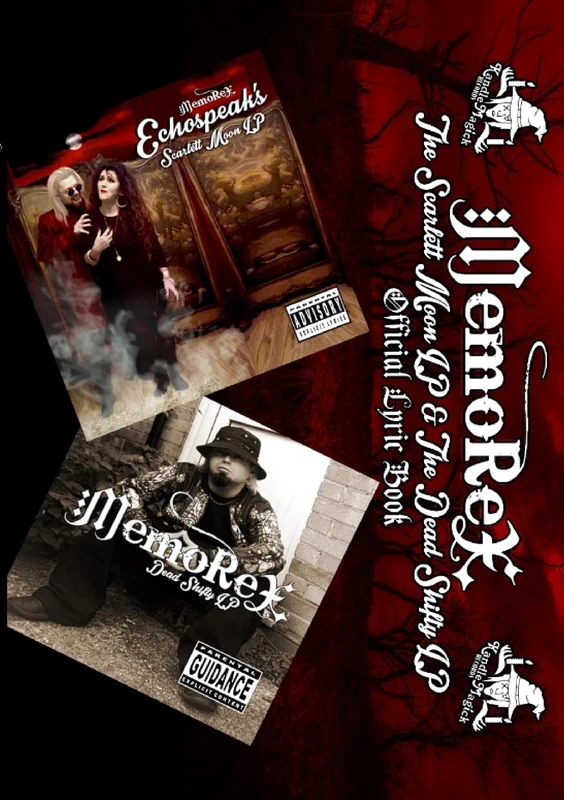 Memorex: The Echospeak's Scarlett Moon LP & Dead Shifty LP Official Lyric Book - Image 1