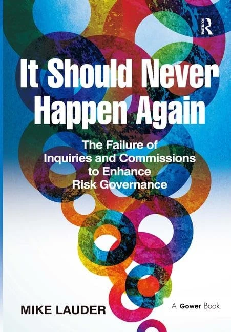 Routledge - It Should Never Happen Again - Risk Governance Book